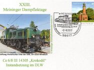 BRD: 02.09.2017, "XXIII. Meininger Dampfloktage", Ganzstück, Sonderstempel "Krokodil Ce 6/8 III 14305" - Brandenburg (Havel)
