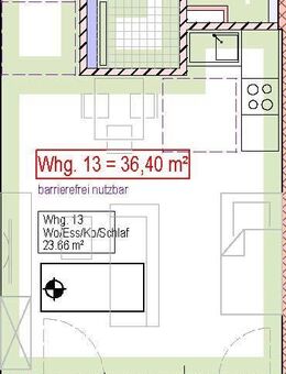 Neubauvorhaben1 Zimmerwohnung mit Balkon inkl. Tiefgaragenstellplatz in Vöhringen provisionsfrei zu verkaufen - Vöhringen (Bayern)