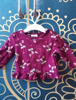 Langarmshirt Hunde burgunderot 56 - Dorsten