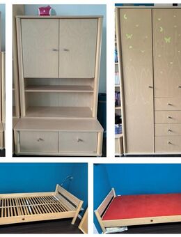 Paidi Fleximo Kinderzimmer (Kleiderschrank, Bett, Regale) - Leipzig