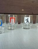 4 Wappengläser  Gläser 60er Jahre? in 34131