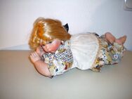 Porzellan/Stoff-Puppe,ca. 41 cm,Alt - Linnich
