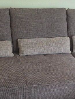 Sofa Couch Ecksofa braun mit verstellbaren Rücken- und Armlehnen - sehr guter Zustand - Kruft