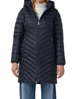 s.Oliver Steppmantel im Slim Fit, abnehmbare Kapuze