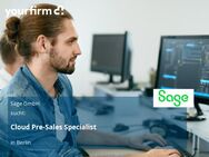 Cloud Pre-Sales Specialist - Berlin