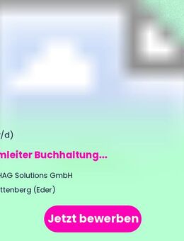 Teamleiter Buchhaltung (m/w/d) - Battenberg (Eder)
