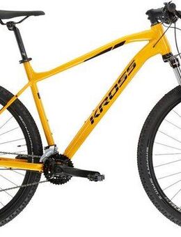 Kross Mountainbike KROSS MTB Hardtail Level 2.0 29" gelb 18 Gänge, 18 Gang Shimano ALIVIO M3100 Schaltwerk, Kettenschaltung