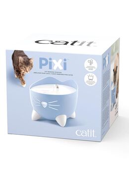 Catit PIXI Trinkbrunnen, blau - Trinkbrunnen 2,5 l