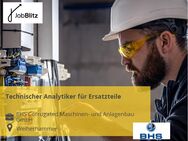 Technischer Analytiker für Ersatzteile - Weiherhammer