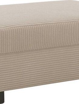 DOMO collection Polsterhocker Turah 2 in Cord oder Luxus-Microfaser, moderner Polsterhocker, passend zum Ecksofa, B/T/H: 83/60/44 cm