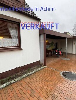 Schöne Lage !! Häuschen auf sonnigem GRUNDSTÜCK mit Doppelgarage in ACHIM-Bierden !!!! - Achim