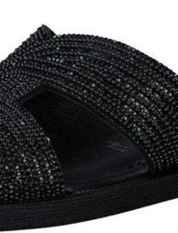 Tamaris Pantolette, Blockabsatz, Festtagsschuh, Sommerschuh in funkelnder Optik