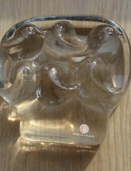 Iittala Glas Vogelbaum Briefbeschwerer Design Jorma Vennola Paperweight made in Finland Deko Vintage 25,- - Flensburg