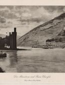 Bingen Ehrenfels. Große Kupferätzung n. H. Hoffmann um 1900 in 02625