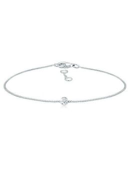 Elli DIAMONDS Armband Diamanten Weiß Brillantschliff (0.06 ct) 925 Sterling Silber