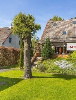 IMMOBERLIN.DE - Sehr gepflegtes Einfamilienhaus mit Sonnenterrasse + fantastischem Gartenareal in ruhiger Lage - Luckenwalde
