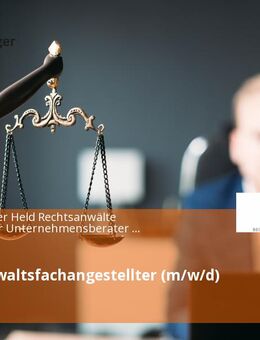Rechtsanwaltsfachangestellter (m/w/d) - Stuttgart
