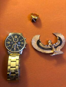 Set 3 Teil Brosche Uhr Ring verschenken On Dresden oder Versand - Dresden