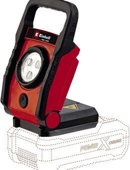 Einhell Akku Lampe TE-CL 18 Li Solo Power X-Change (Lithium Ionen, 18 V, max. 32 h, Schwenkbereich 0-135°, Tragegriff, ohne Akku und Ladegerät) - Wuppertal