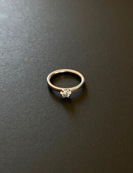Ring/Verlobungsring Platin mit Diamant (Größe 46) - Hamburg Hamburg-Nord