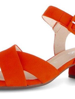Gabor TUNIS Sandalette, Blockabsatz, Riemchensandale, Kreuzbandage, Weite G (weit)