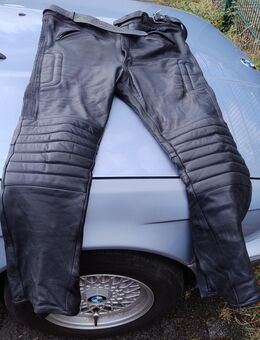 Motorradhose schwarz echt Leder XXXL - Neukirchen-Vluyn