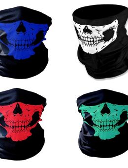 Motorrad Maske Gesichtsmaske Fahrrad Ski Wiederverwendbar Schal Skelett  11,90 €* - Villingen-Schwenningen