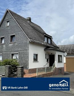 Waldaubach: Wohnhaus mit Scheune und wunderbarem Garten - Driedorf
