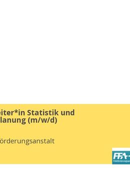 Sachbearbeiter*in Statistik und Haushaltsplanung (m/w/d) - Berlin