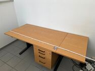 OKA Büromöbel Schreibtisch elektrisch höhenverstellbar 120 x 80 cm -185x80 verbreiterbar - Worms Zentrum