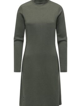 Ragwear A-Linien-Kleid Leavie Modisches Damen Sweatkleid mit Stehkragen