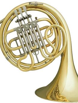 Meister Hans Hoyer F - Waldhorn, Mod. 700G. Goldmessing. Neuware - Hagenburg