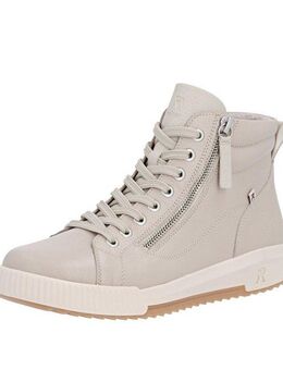 RIEKER Sport Schnürboots, Stiefelette, High Top Sneaker, Freizeitboots mit Reißverschluss