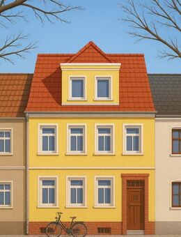 Helle Dachgeschosswohnung: 2 Zimmer, Küche, Bad & Abstellraum - Burg (Sachsen-Anhalt)