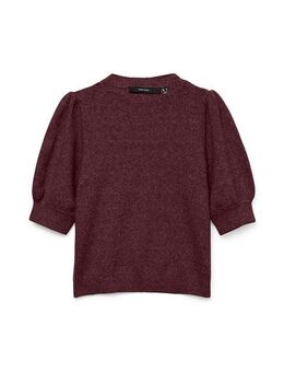 Vero Moda Strickpullover VMDOFFY 2/4 O-NECK PULLOVER GA NOOS mit leichten Puffärmeln