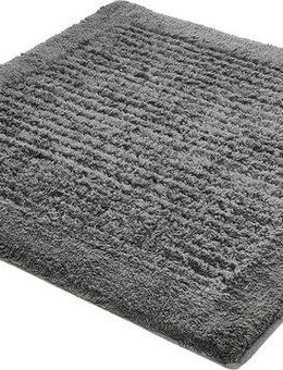 Kleine Wolke Badematte Net, Höhe 17 mm, rutschhemmend beschichtet, fußbodenheizungsgeeignet, Baumwolle, quadratisch, Badteppich, Uni Farben, rutschhhemmend