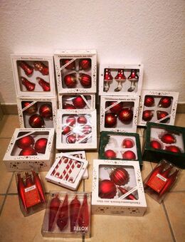 Weihnachtsschmuck in der Traditionsfarbe "ROT" - TOP - Krefeld