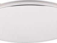 Reality Leuchten LED Deckenleuchte BLANCA, elegant schlichte weiße LED Deckenlampe mit Ø 53cm, kaltweiß, Dimmfunktion, LED fest integriert, Kaltweiß, 3-Stufen dimmbar über Wandschalter, Deckenlampe für Büro Flur Treppe
