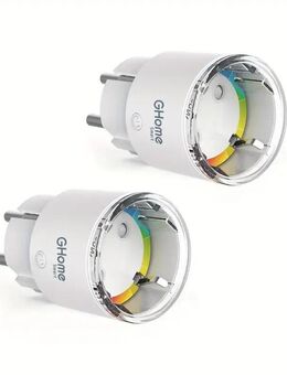 2Pack WLAN Smart Steckdose – Messung des Stromverbrauchs & Fernsteuerung über App – Kompatibel mit Alexa & Google Home - Wuppertal