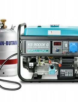 Könner & Söhnen LPG/Benzin 4-Takt Generator KS 9000E G 6,5kW Neu - Ingolstadt