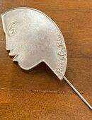 Vintage Brosche Künstler Jean Cocteau Anstecknadel 925 Silber! Sammlerstück in 50672
