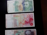 banknoten spanien 4 stück 9000 pesetas - Weinheim