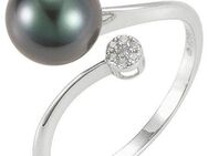 Adriana Perlenring San Remo, S32-S, S32-W, Made in Germany - mit Zirkonia - mit Süßwasser- oder Tahitizuchtperle