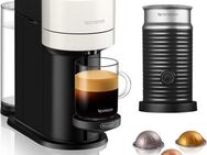 NESPRESSO Kapselmaschine Vertuo Next ENV 120.W von DeLonghi, White, inkl. Aeroccino Milchaufschäumer im Wert von UVP € 75,-