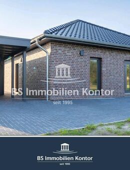 Wohnen am Idasee! Schlüsselfertige Neubau-Bungalow mit Terrasse und Gartenanlage in ruhiger Wohnlage! - Ostrhauderfehn