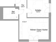 Charmante 2-Zimmer-Wohnung mit offenem Wohnkonzept und lichtdurchflutetem Schlafzimmer! - Dombühl