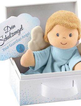 Sterntaler® Schmusetuch Schutzengel, hellblau, mit Geschenkbox