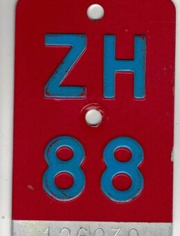 Fahrradteile Velo Nr. ZH 1988 - Volketswil