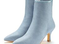 LASCANA Stiefelette High-Heel Ankle Stiefel in Denim-Optik VEGAN