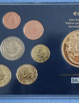 Euro-Sonderedition Belgien 2011-2013 (Gedenkprägung vergoldet) - Oranienburg